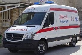 عجیب اما واقعی / بیمار از آمبولانس بیرون افتاد