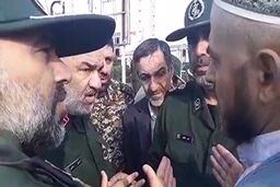 حضور سردار سلامی در شهرستان سیل زده آق قلا