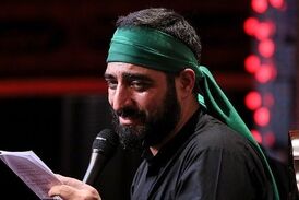 مداحی زیبای سیدمجید بنی‌فاطمه؛ میباره بارون روی سر مجنون 