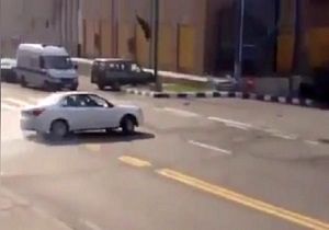حرکت نمایشی خطرناک با دنا در اهواز