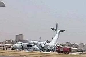 بسته شدن فرودگاه خارطوم به دلیل برخورد ۲ هواپیما