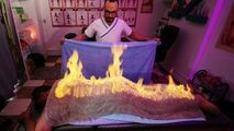 ماساژ درمانی حیرت‌انگیز ماساژور مصری با آتش!