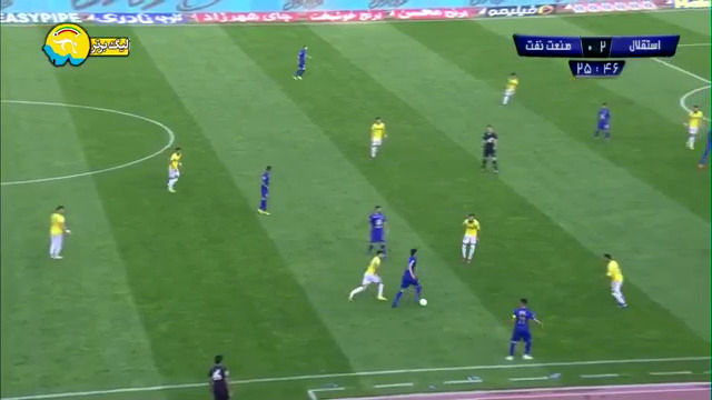 گل سوم استقلال به نفت آبادان