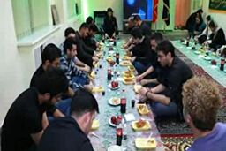 پهن شدن سفره احسان حسینی در پایتخت اوکراین 