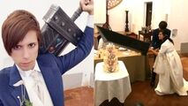 بریدن کیک عروسی با ماکت شمشیر غول پیکر! 