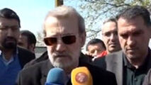 لاریجانی: اهالی آق‌قلا به هشدارهای ترک منزل توجه کنند