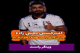 اختصاصی/امیرحسین یحیی زاده ؛ بهترین وینگر راست هفته دهم لیگ یک/فیلم