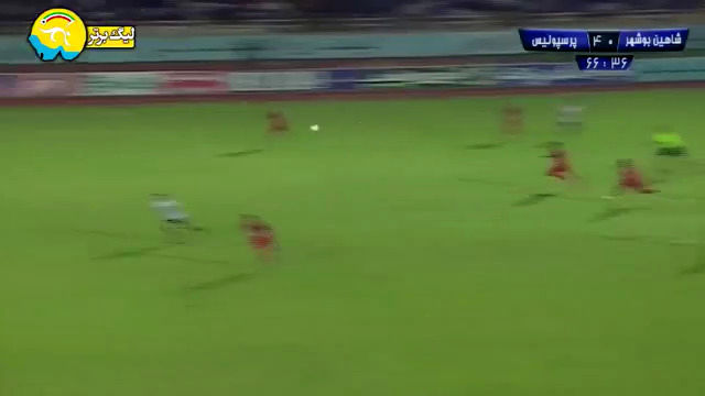 گل پنجم پرسپولیس به شاهین شهرداری