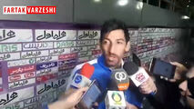 اختصاصی/تبریزی: خوشحالم که گل زدم/ بازی سختی برابر نساجی داشتیم