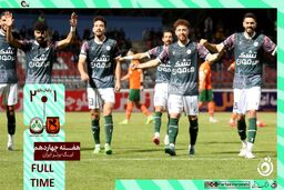خلاصه بازی مس رفسنجان 1 - ذوب آهن 2
