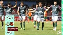 خلاصه بازی مس رفسنجان 1 - ذوب آهن 2