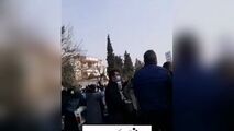 تجمع اعتراض آمیز کادر درمان مقابل وزارت بهداشت+فیلم 