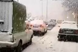  بلایی که برف امروز به سر مردم کرج آورد!