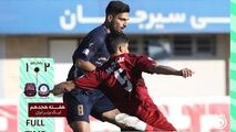 خلاصه بازی گل گهرسیرجان 2 - نساجی مازندران 1