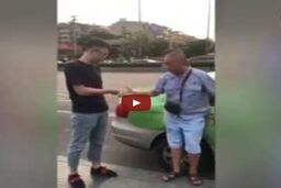 روش عجیب برای تشخیص راننده مقصر در تصادف!