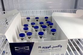 لحظه تزریق مرحله دوم واکسن"کوو ایران برکت"