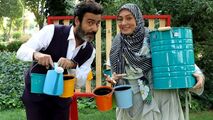 کودک شدن زوج هنری سرشناس در قاب تلویزیون 