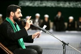اشک‌های رهبر انقلاب پس از شنیدن مداحی آذری سید مجید بنی فاطمه