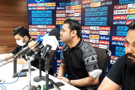 نشست خبری فاضلی پس از دیدار با گل گهر