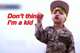 رجزخوانی طوفانی کودک ۴ ساله برای ترامپ 