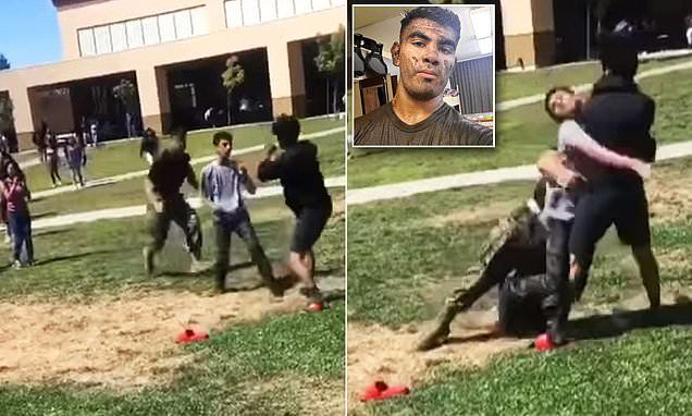 صحنه وحشتناکی که تفنگدار آمریکایی در یک دبیرستان رقم زد!