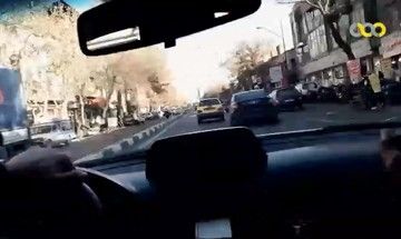 تعقیب و گریز پلیس با سارق خودرو در تهران