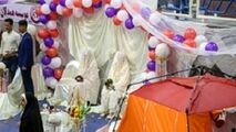 برگزاری جشن عروسی در مناطق سیل زده