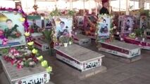 اولین جشن پیروزی بر داعش در «مقبرة الشهداء» نجف ‌اشرف