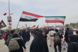 نوحه خوانی عراقی‌ها برای دعوت از ایرانی‌ها در اربعین!