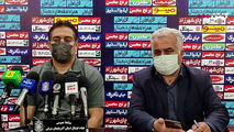 نشست خبری پیروانی مربی صنعت نفت آبادان