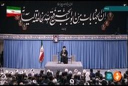 رهبر انقلاب : بحث انتقام بحث دیگری است حالا دیشب یک سیلی به این‌ها زده شد