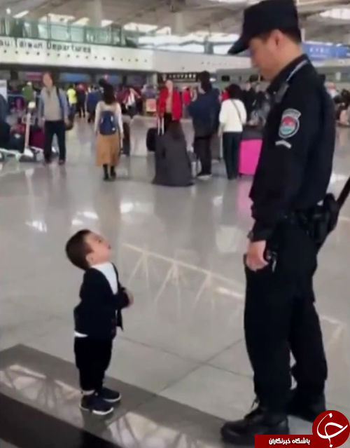 واکنش جالب کودکی که تا به حال فرودگاه نیامده است