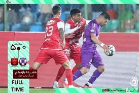 خلاصه بازی هوادار 0 - پرسپولیس 5