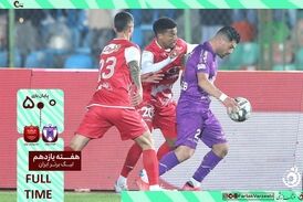 خلاصه بازی هوادار 0 - پرسپولیس 5