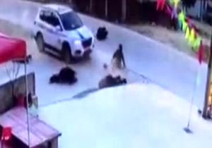 تصادف با پنج عابر پیاده به دلیل رانندگی در حالت غیرطبیعی