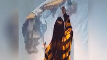 نقاشی از جنس پلاستیک حبابی