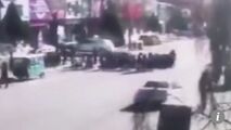حادثه وحشتناکی که راننده در مقابل یک مدرسه رقم زد!