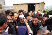 فریادهای بانوی ترکمن در حضور رئیس جمهور