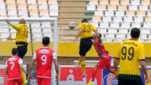 گل اول سپاهان به پرسپولیس با ضربه سر زیبای محمد مهدی محبی