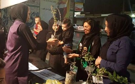 نذر فرهنگی فعالان محیط زیست در شب‌های محرم 