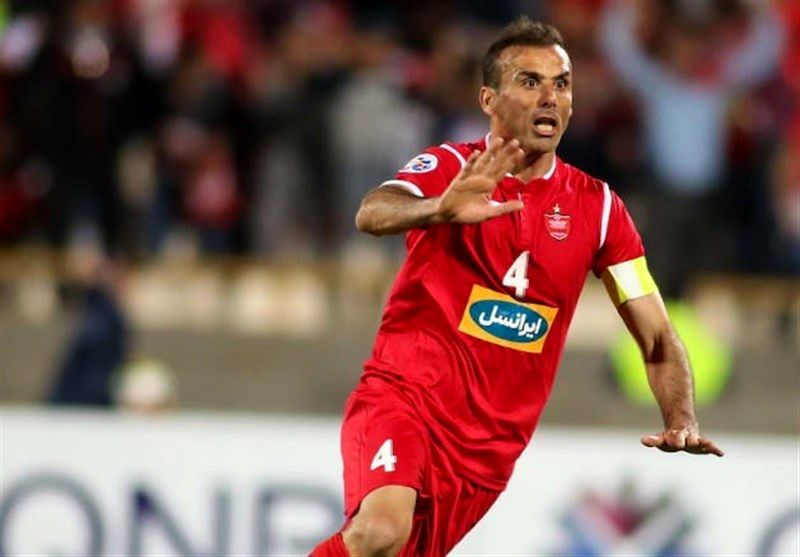 گل اول پرسپولیس به الوحده توسط جلال حسینی
