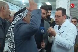 مرگ ناگهانی شهروند عراقی در مصاحبه زنده تلویزیونی