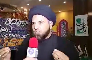 سخنان امام جمعه کالیفرنیا در راهپیمایی اربعین