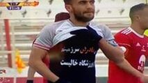شادی گل خبرساز بازیکن مس کرمان با جمله ای که زیر لباسش نوشت!