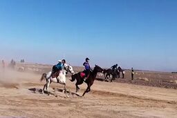حادثه سوارکاری در پیست گناباد