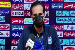 نشست خبری صالح مصطفوی مربی استقلال