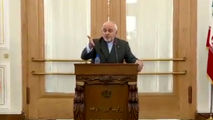 شوخی وزیر امور خارجه با خبرنگاران: ننویسید ظریف عصبانی بود؛ من اگر داد نزنم صدایم به شما نمی‌رسد