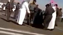 اعدام یک زن با شمشیر در عربستان + فیلم 