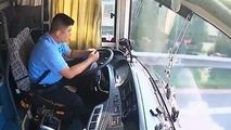 بی‌حوصلگی راننده اتوبوس فاجعه آفرید