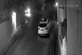 تصادف وحشتناک خودروی حمل زباله در نیاوران